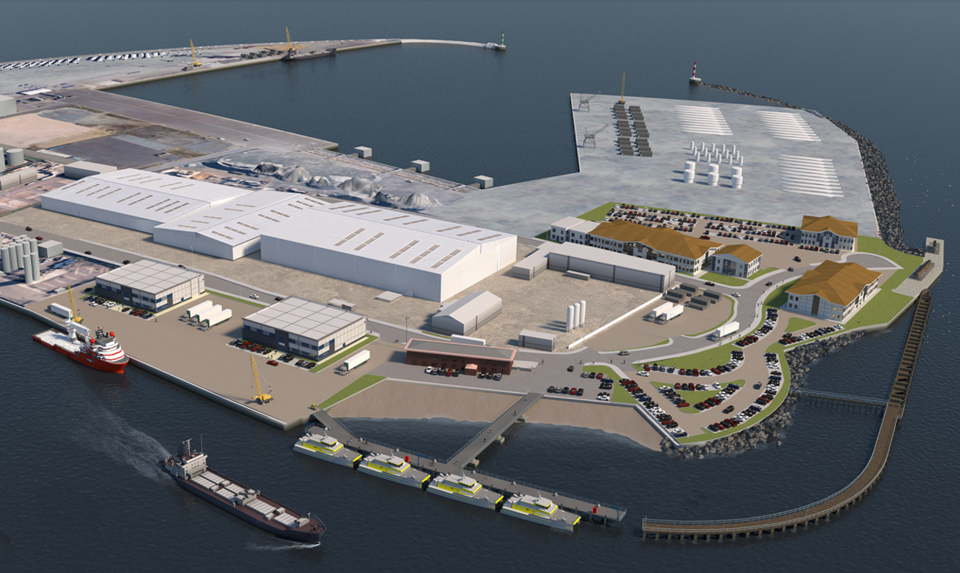 Background image - Artist Impression South Terminal And O&M