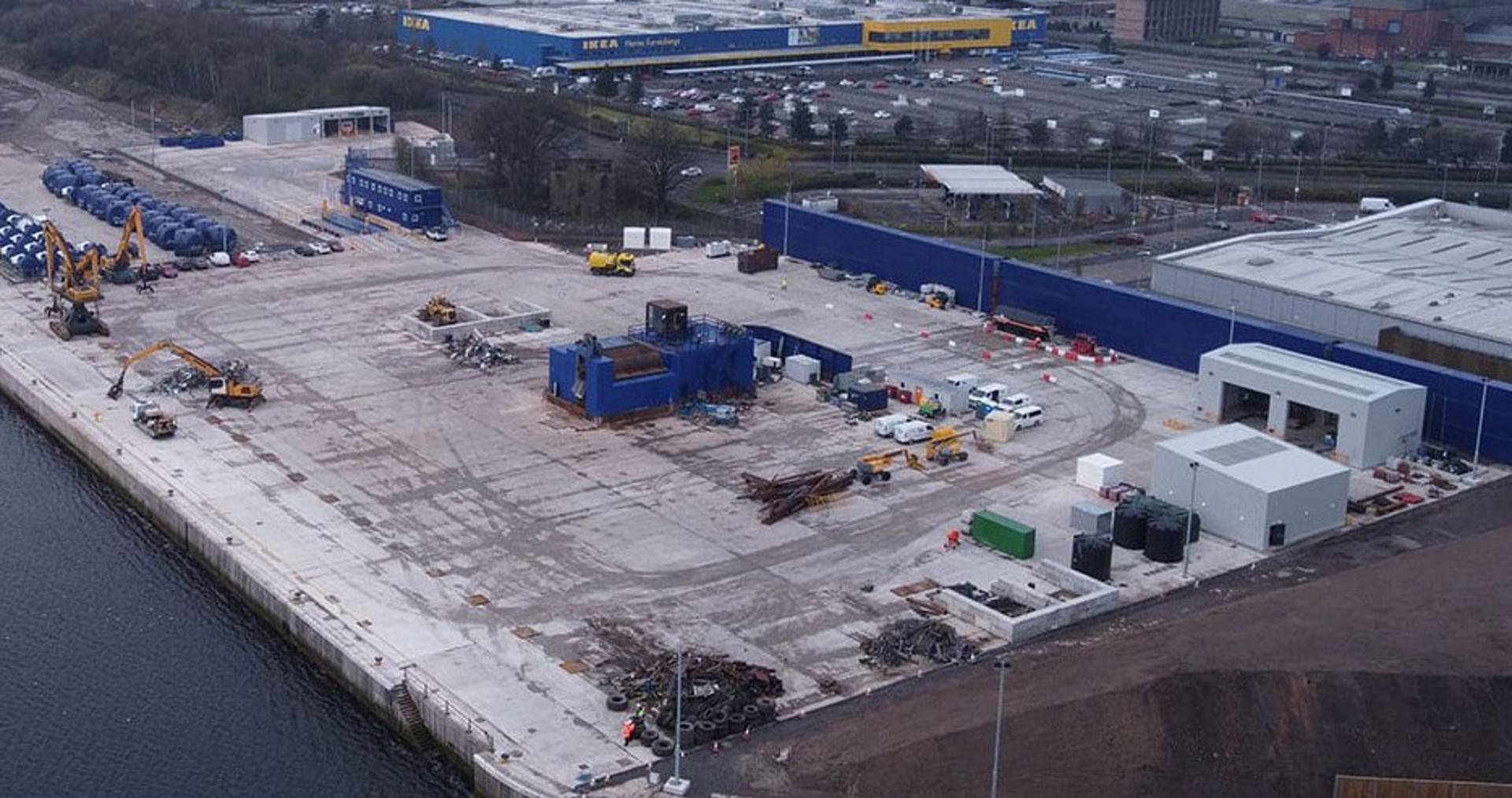 Background image - EMR King George V Dock, Glasgow